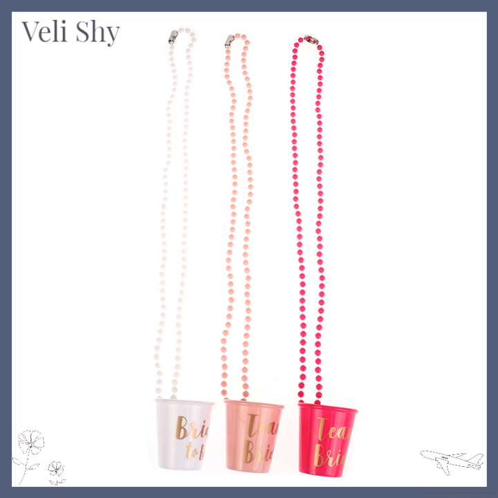 veli-shy-2ชิ้นทีมผู้ที่จะเป็นเจ้าสาวถ้วยอุปกรณ์ปาร์ตี้สาวโสดสร้อยคอแก้วช็อต