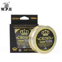 W.P.E Brand CROWN 100m 0.20mm-0.60mm Fluorocarbon coating 10KG-41KG fishing Line Carbon Fiber Carp fishing tackle Fishing Lines