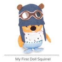 toTs - 550102   My First Friend Squirrel  ตุ้กตาเด็กอ่อน คุณกระรอกนักบิน