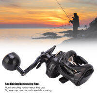 9 + 1BB Baitcasting Reel ความเร็วสูงที่มีประสิทธิภาพถ้วยลวดโลหะตกปลา Reel สำหรับตกปลาทะเล