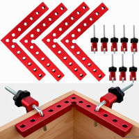 100120มม. คลิปยึดมุมขวา90องศา L-Shaped Auxiliary Fixture ตำแหน่งแผงงานไม้ประกอบ Fixture พร้อม Scale