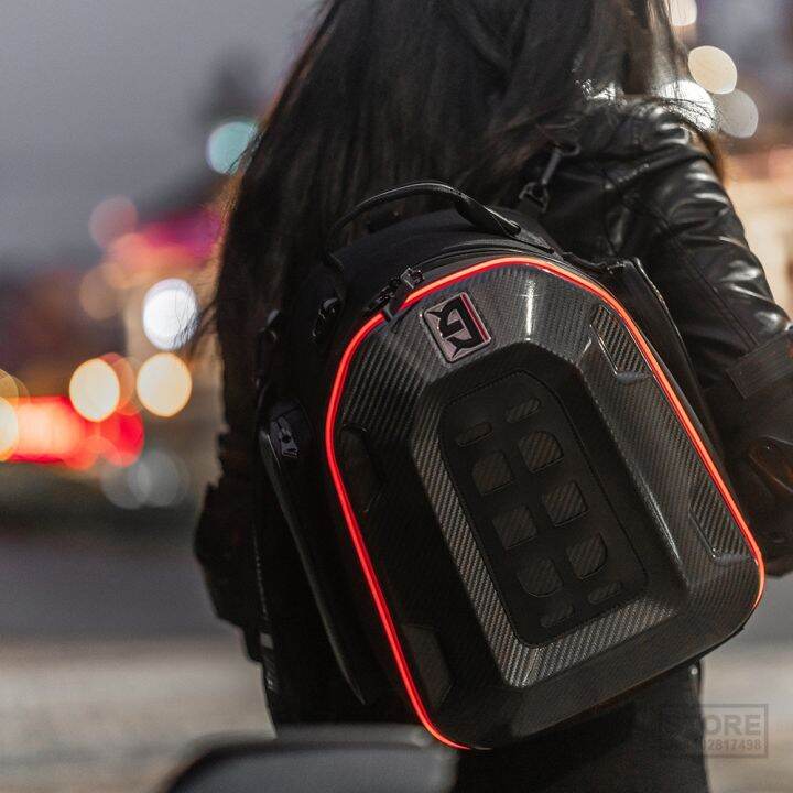 led-lights-locomotive-backpack-motorcycle-seat-back-bag-travel-helmet-backpack-moto-tail-bags-carbon-motocross-cycling-rear-pack