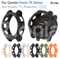 Zionia เคสนิ่ม TPU ปกป้องผิวเป็นมิตรกับผิวสำหรับ Garmin Fenix 7X Pro Sapphire Solar Fenix7X 51mm อุปกรณ์เสริมนาฬิกากีฬาอัจฉริยะ