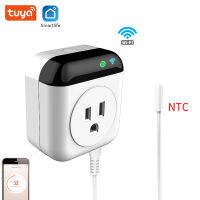 โปรแกรมสมาร์ท Wifi เทอร์โมเสียบ O Utlet มินิควบคุมอุณหภูมิ15A Plug-In ซ็อกเก็ต APP ควบคุมการควบคุมเสียงตารางเวลาจับเวลาสวิทช์ไฟฟ้าสำหรับความร้อนเครื่องใช้ระบายความร้อน