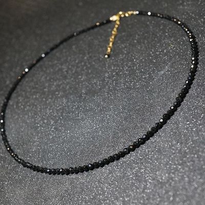 2022 Fashion Simple Black Handmade Beaded Short Necklace Women Choker Bijoux  Ladies Party Jewelry Headbands