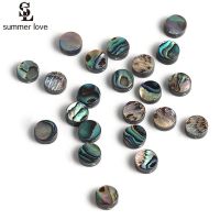 10PCS/Lot Natural 8mm Square Round Abalone Shell Beads For Jewelry Making Diy Bracelets Necklace Jewelry Findings