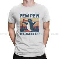 Hip Hop Graphic Tshirt Pew Pew Madafakas Animal Style Streetwear Casual T Shirt Male Short Sleeve 100% Cotton Gift Idea