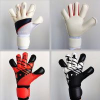 Football Goalkeeper Gloves Breathable Thickened Inner Seam VG Cut Non slip Shock Absorbing Goalkeeper Equipment Latex 4MM