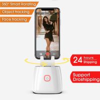 Portable All-In-One Auto-Tracking Holder Selfie Stick , 360 Rotation Auto Face Tracking Object Tracking Vlog Camera Phone Holder