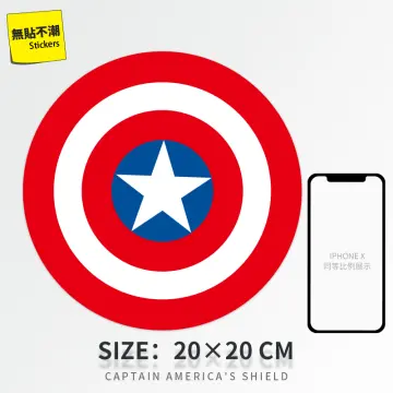 Captain America Shield Sticker - Best Price in Singapore - Apr 2024
