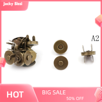 Jacky ใหม่10เซ็ต/ล็อต14mm กระเป๋ากระเป๋ากระเป๋า clasps เย็บปุ่มแม่เหล็กยึดโลหะ