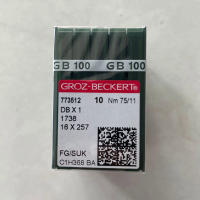 100 Pcs ของแท้เยอรมนี Groz Beckert เย็บปักถักร้อยเข็ม Fgsuk DB X1 Nm 7511สำหรับ Tajima Barudan SWF จีนเย็บปักถักร้อย Machine9888