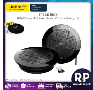 Jabra Speak 510+ UC Wireless Bluetooth/USB Speaker for Softphone and Mobile  Phone