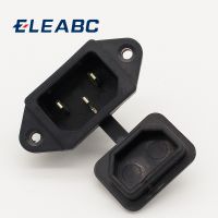 ▧﹊ 2PCS AC power socketFuse Switch with waterproof cover Connector