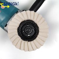 1pcs 125mm Polishing Wheels 5inch 5 quot; Flap Felt Louver Disc Angle Grinder Wool Buffing Wheel Metal Waxing Polishing Disc New