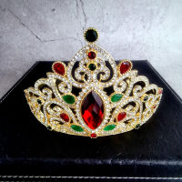 Arab fashion noble princess crown Womens wedding banquet tiara crystal inlaid beautiful crown wedding fashion hair accessories