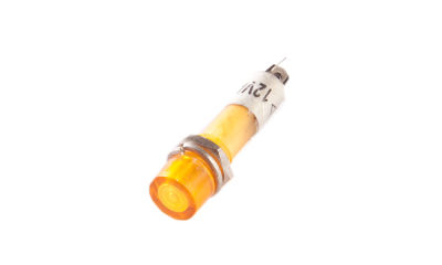 LED Light Meter 12V D:8.0 (Yellow) - COLE-0434