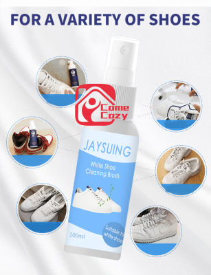 JAYSUING  White Shoe Cleaning Brush น้ำยาทำความสะอาดรองเท้า แบบสเปย์