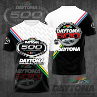 2023 New Daytona 500 A Grande Corrida Americana NASCAR Camiseta Internacional Speedway Verão Moda Homens Mulheres Camisetas Roupas Summer Fashion T-shirt