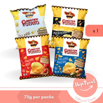 Cruchy Mister Potato Crisps Assorted Flavors 4 x 145g