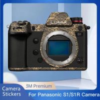 สำหรับ Panasonic LUMIX S1 S1R ป้องกันรอยขีดข่วนกล้องเลนส์สติ๊กเกอร์เสื้อห่อฟิล์มป้องกันร่างกายป้องกันผิวปก MC-21