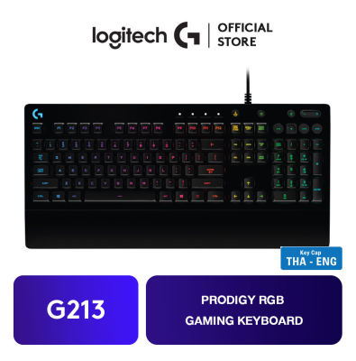 Logitech G213 Prodigy RGB Gaming Keyboard แป้นพิมพ์ TH-ENG