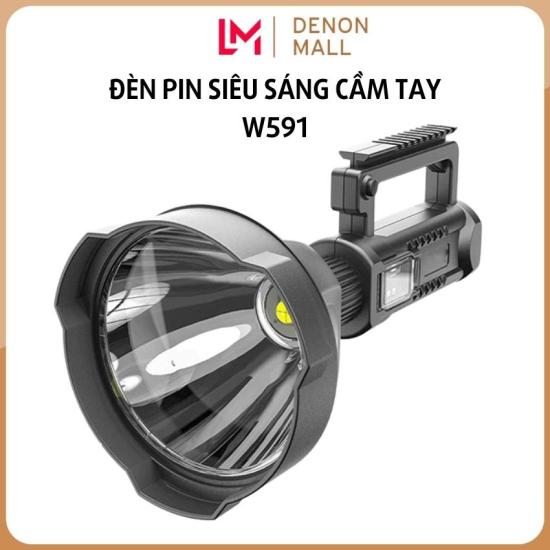Đèn pin cầm tay w591, đèn pin cầm tay siêu sáng chuyên chiếu sáng công - ảnh sản phẩm 1