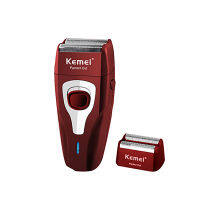 Kemei-1123 Electric Cordless Shaver Perfect Perrect Cut Twin Men Razor Floating Blade with Pop-up Trimmer Blade Rechargeable