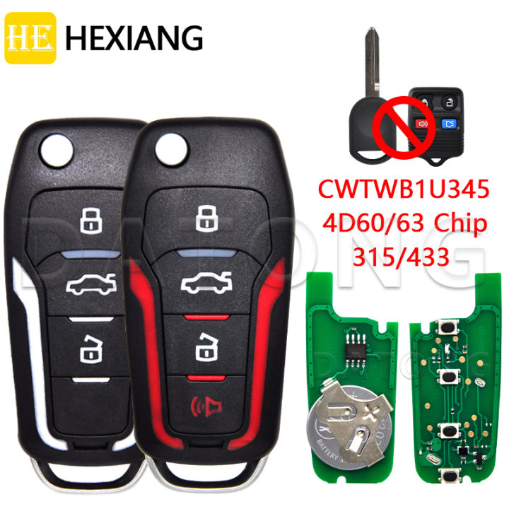 he-xiang-รถรีโมทคอนล-key-fit-สำหรับ-ford-edge-f-series-focus-lincoln-mercury-315433mhz-cwtwb1u331-4d63chip-อัพเกรด-flip-key