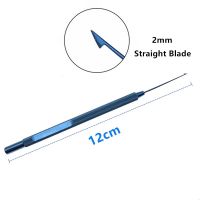 Titanium Straight Goniotomy Knife 120Mm Ophthalmic Surgical Instruments 1Pcs