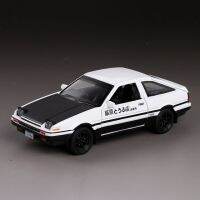 1/32 Ae86โมเดลรถเบื้องต้น D Corolla รถ Ae86อัลลอยด์สีดำ-ขาวสำหรับเด็กผู้ชายโมเดลรถญี่ปุ่น Trueno Metal Diecast ดึงกลับซูเปอร์คาร์สำหรับเด็กผู้ชาย