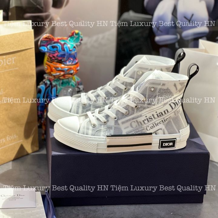 B23 Skater Sneaker Cream Dior Oblique Jacquard  DIOR PT