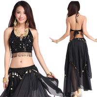 【YD】 2pcs Set Belly Costumes Adult Gypsy Woman Bellydance Egypt Dancing