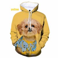 Animal Dog Hoodies For Men Women Children Funny Clothes Kawaii Shih Tzu 3D Print Hoodie Autumn Winter Loose Oversized Pullovers