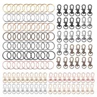 140Pcs Keyrings Carabiner Keyring Swivel Snap Hook Lobster Clasp Key Chain Clip Keyring for Keyring