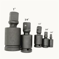 Universal 360 Degree Pneumatic Swivel Joint Air Impact Wobble Socket Adapter Hand Tool 1/2 Inch Impact Driver Converter