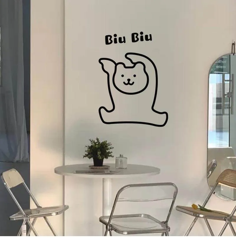 Creative Biu Bear Cute Cartoon Pattern Milk Tea Shop Glass Door Stickers Photo Background Decorative Wall Stickers | Lazada Creative Biu Bear Cute Cartoon Pattern Milk Tea Shop Glass Door Stickers Photo Background Decorative Wall Stickers | Lazada