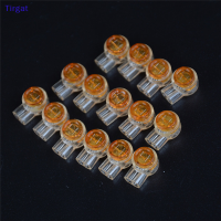 ?【Lowest price】Tirgat 50pcs Rj45 CONNECTOR CRIMP Connection TERMINALS K1ตัวเชื่อมต่อสายไฟกันน้ำ Ethernet สายโทรศัพท์ขั้ว