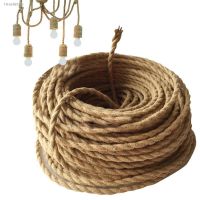 №✥ Twisted Light Bulb Cord Industrial Electrical Rope Cover Covering Power Cords For Wall Lights Antique DIY Projects Lamp Wires