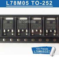 100pcs L78M05CDT TO252 L78M05 TO-252 78M05 หน่วยควบคุมแรงดันบวกใหม่และต้นฉบับ