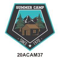 แคมปิ้ง camping สติ๊กเกอร์ sticker รีดติดเสื้อ ตกแต่ง กางเกง