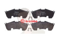 P50 079B ผ้าเบรก-F-แท้ BREMBO รุ่น BLACK : BENZ SLR R199 5.4 03-10 การันตีคุณภาพมาตรฐานโดย " เครอป อะไหล่ยนต์"