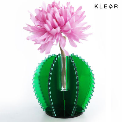KlearObject Cactus Sphere Vase แจกันดอกไม้ อะคริลิค รูปทรงกระบองเพชร แจกัน แจกันอะคริลิค แจกันมินิมอล นิมิมอล แจกันแปลกๆ แจกันมีสไตล์