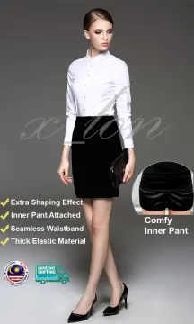 X_LON- Premium Quality Lace Underskirt Petticoat Slip Inner Skirt Extension  Embellishment Extender Kain Dalam