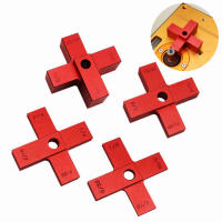 4 Pack Setup Block Cross Height Gauge Set Precision Aluminium Router Table Set Up Bars 16-Size Table Saw Depth Gauge Kit