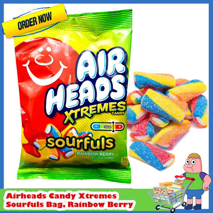 Airheads Candy Xtremes Sourfuls Bag Rainbow Berry Non Melting | Lazada PH