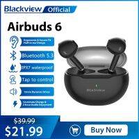 Blackview Heasets Airbuds 6 Bluetooth 5.3ชุดหูฟัง TWS หูฟังไร้สายหูฟังพร้อมไมโครโฟนควบคุมแบบสัมผัส