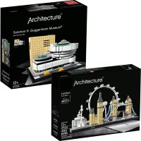 [LEGO] Lego street building London skyline guggenheim museum educational building blocks assembled children gifts toys