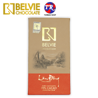 Belvie Lam Dong Dark Chocolate 70% เบลวี่ เลิมด่ง ดาร์ก ช็อคโกแลต 70% 80g.