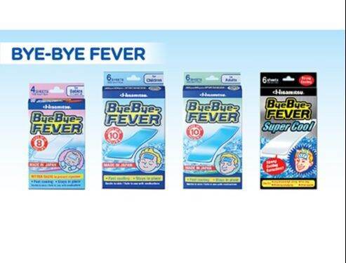 Hisamitsu Bye Bye Fever Patch (For Baby) / ( Child) / (Adult) / ( Super ...